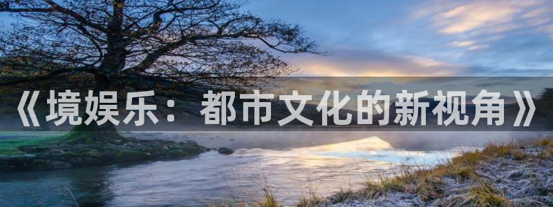 辉达平台体育注册：《境娱乐：都市文化的新视角》