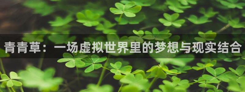 辉达平台ccm麻将胡了：青青草：一场虚拟世界里的梦想与现实结合